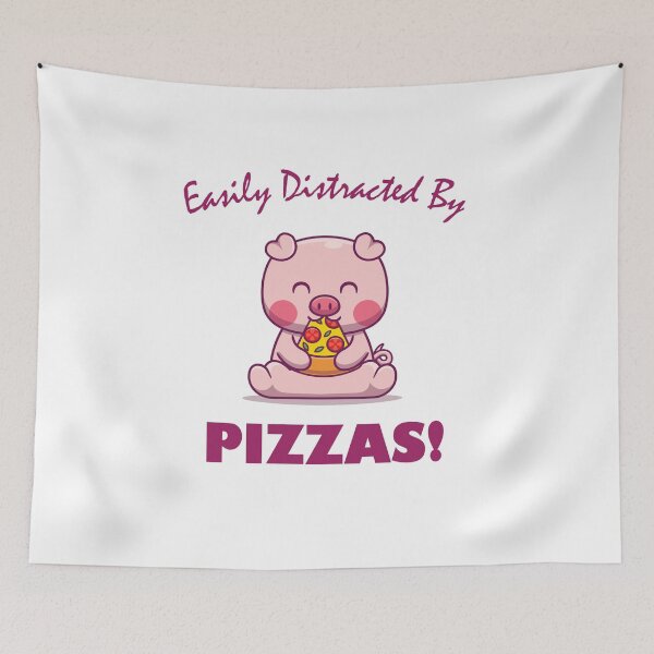 Item preview, easily distracted by pizzas designed and sold by MallsD.