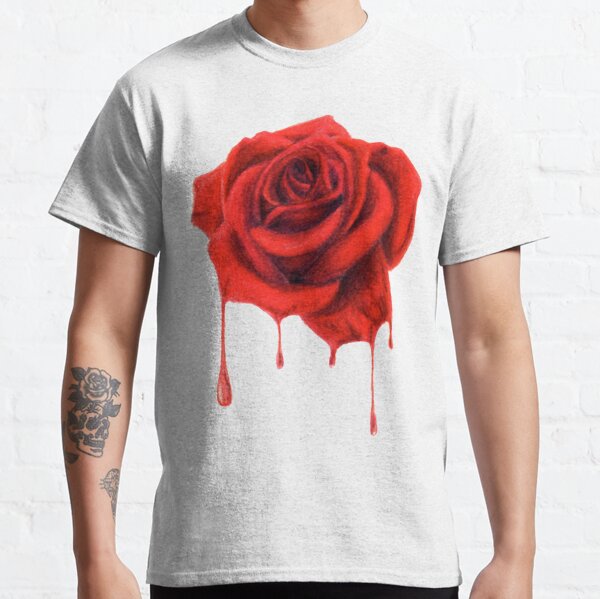 Red rose Dali T-shirt
