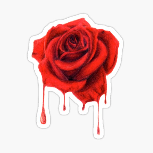 Painting the Roses Red Sticker