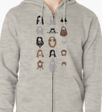 The Bearded Company Zipped Hoodie