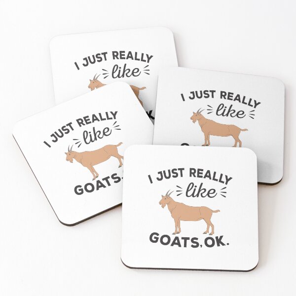 Item preview, I Just Really Like Goats Ok - Cute and Funny Goats Lover designed and sold by ReadyArt.