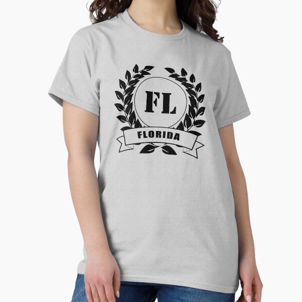 Item preview, Florida USA laurel wreath designed and sold by GeogDesigns.