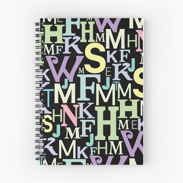 Item preview, letters in time pastel style designed and sold by STG-Designs.