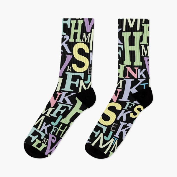 Item preview, letters in time pastel style designed and sold by STG-Designs.
