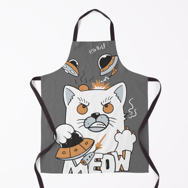 Item preview, Ufo Cat Attack designed and sold by mischellero.