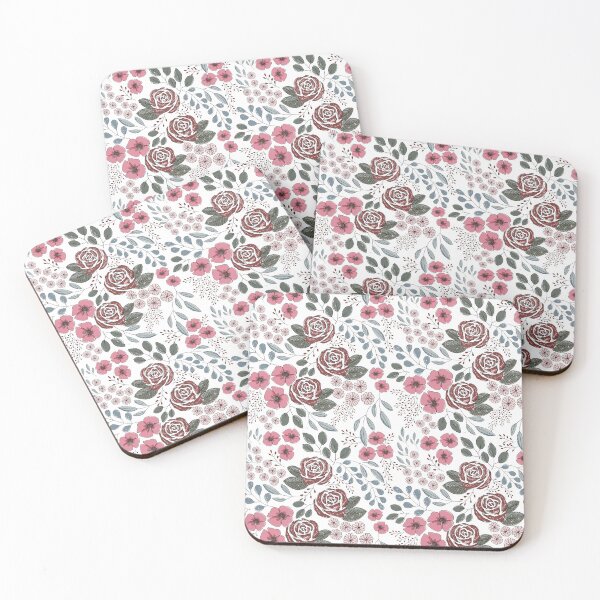 Item preview, Hand Drawn whimsical florals designed and sold by FiTambling.