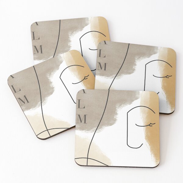 Item preview, Beige and Brown Calm Modern Art designed and sold by prachies.