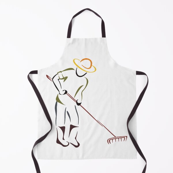 Item preview, Farmer with garden rake Design designed and sold by Red-ElYoubi.