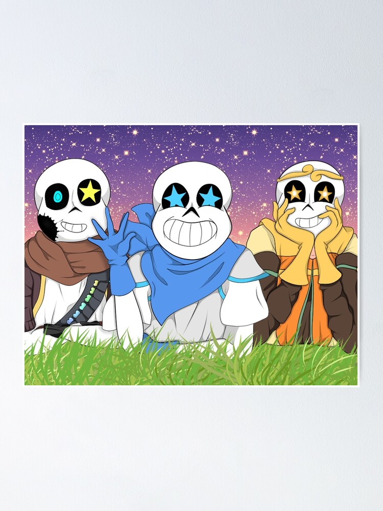 Cross!sans Poster for Sale by RosieVampire