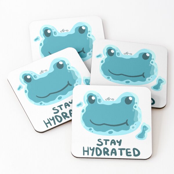 Item preview,  Stay Hydrated Froggy Transparent designed and sold by DolFinnDraws.