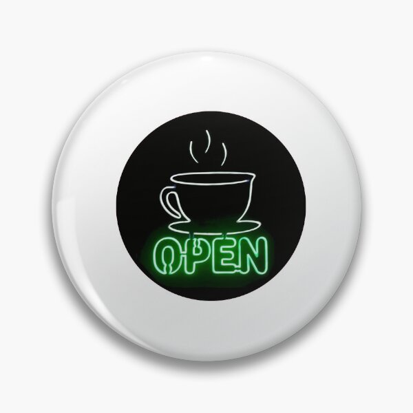 Item preview, Cafe Open Logo designed and sold by KohiClub.