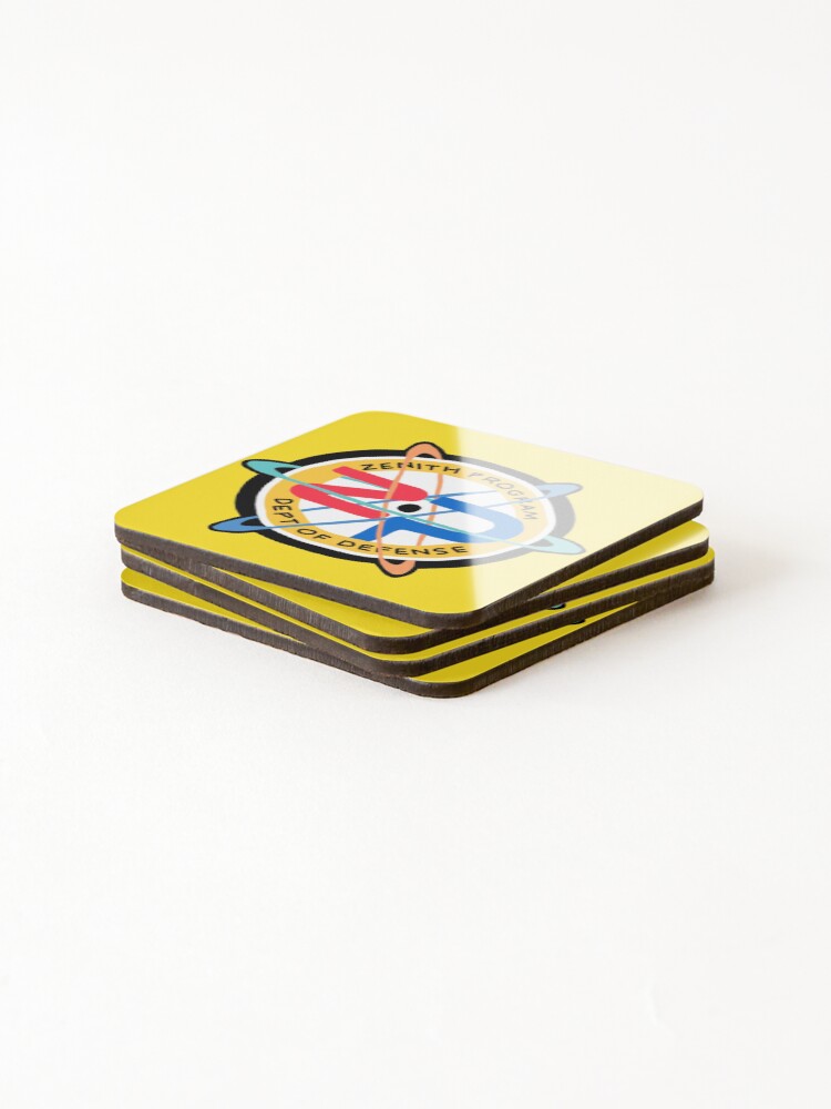Thumbnail 4 of 5, Coasters (Set of 4), Zenith Program designed and sold by Pct4.