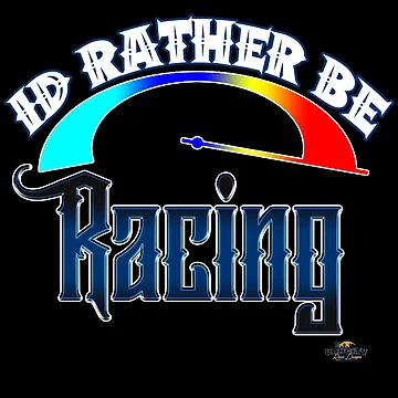 Artwork thumbnail, I'D RATHER BE Racing by Elliot Klugh