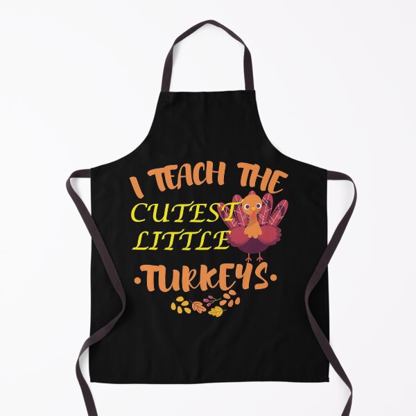 Item preview, funny thanksgiving gift, i teach the cutest little turkeys t-shirt designed and sold by ELEVATE SHOP.