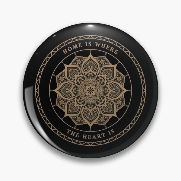 Item preview, Home Is Where The Heart Is Mandala designed and sold by dwithe.