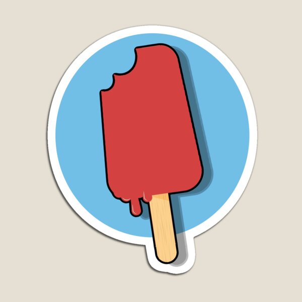 Red ice lolly Magnet