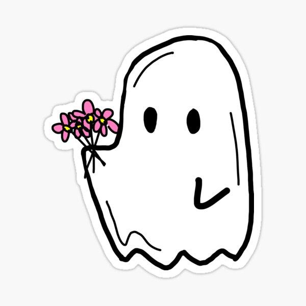 Artikel-Vorschau von Süßer Geist mit Blumen, designt und verkauft von Mystic4design.