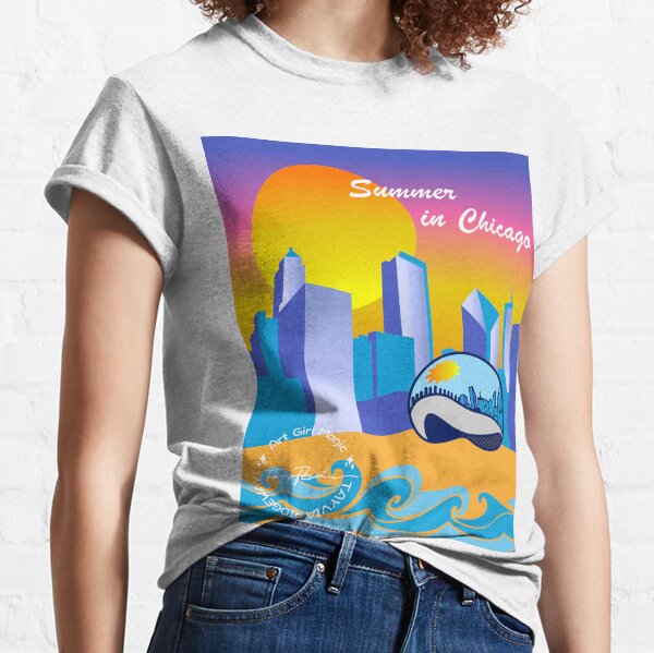 Chicago Bean design unisex T-shirt – Langley Street Apparel