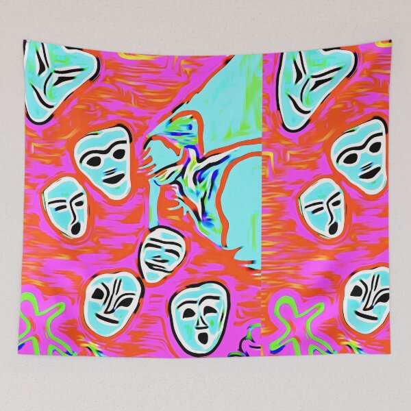 Item preview, Abstract Oil Art Red designed and sold by Lunhai.