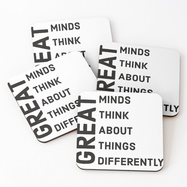 Item preview, Great Minds Think About Things Differently designed and sold by JirfHend.