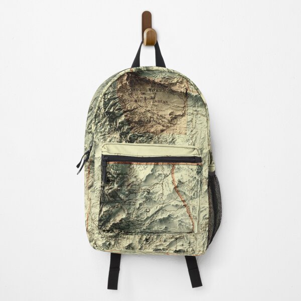 Item preview, 1879 Wyoming Relief Map 3D digitally-rendered designed and sold by ThinkAboutMaps.