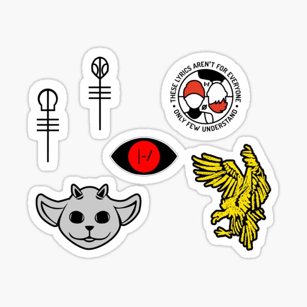 TØP symbols Sticker