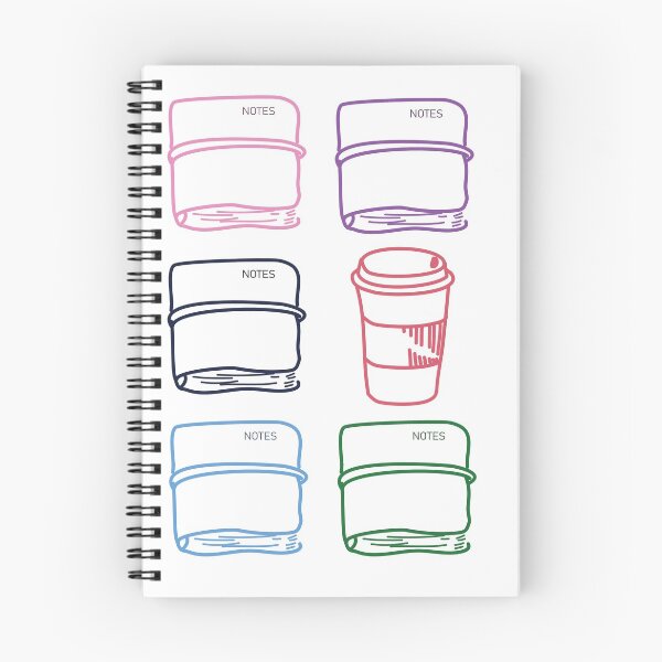 Item preview, Moleskin Notebooks and Coffee designed and sold by LavenderMint.