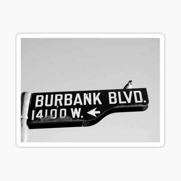 Burbank and Bird, Los Angeles, California Sticker