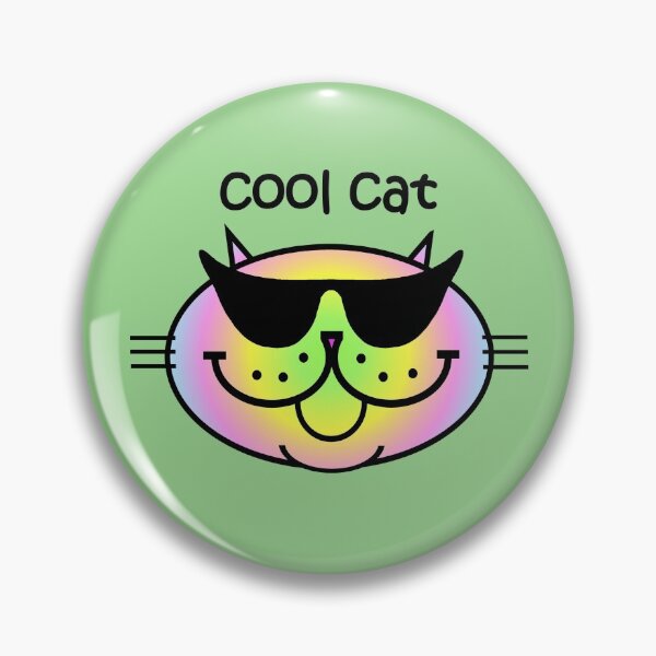 Item preview, Cool Cat 2 - Rainbow designed and sold by RawSunArt.