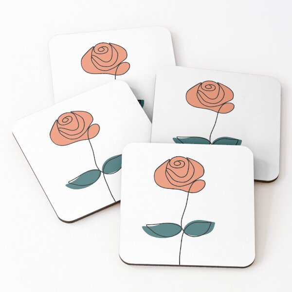 Item preview, One line art flower designed and sold by SJAPhoto.