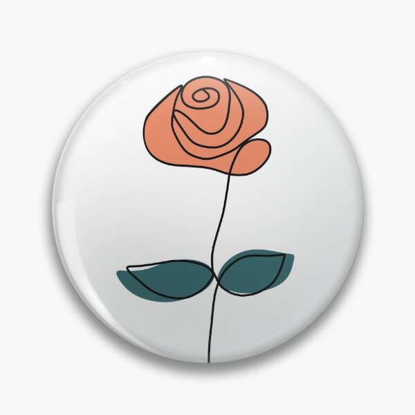 Item preview, One line art flower designed and sold by SJAPhoto.