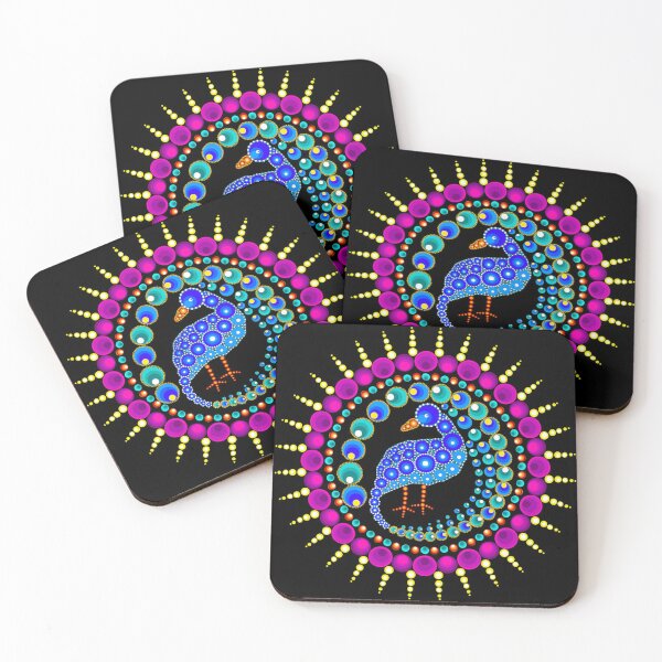 Item preview, Mandala Peacock designed and sold by Rumpelstilskin.