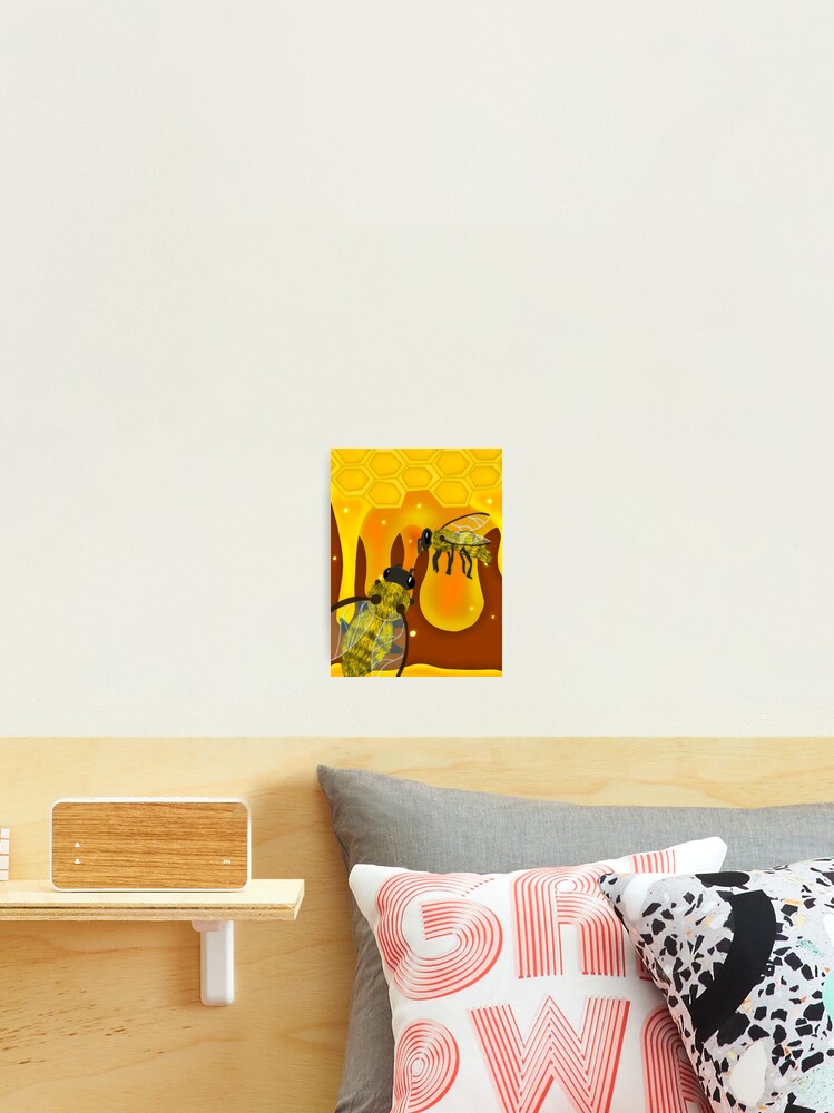 Thumbnail 2 of 3, Photographic Print, Bees designed and sold by RaspberryTea663.