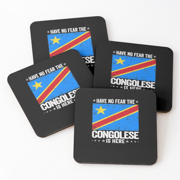 Item preview, Have No Fear The Congolese Is Here  Congo Flag Design designed and sold by JJDzignsShop.