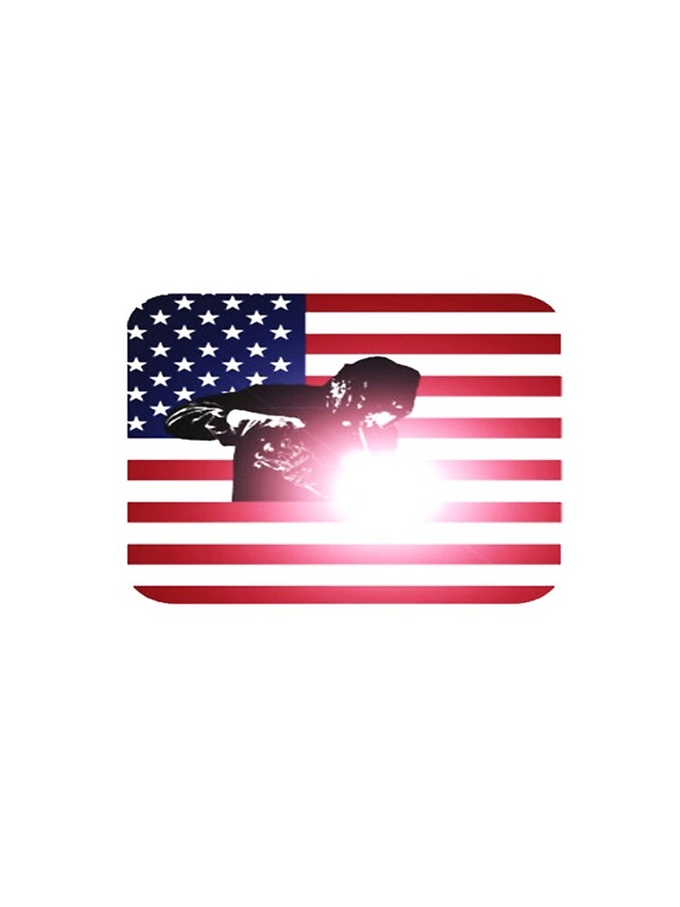 Welders Vintage American Flag Welder Gift' Sticker