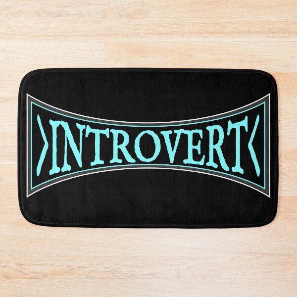Item preview, Introvert-Blue designed and sold by BLACKSUN-SHOP.