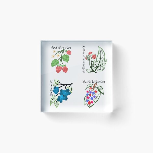 Item preview, Ojibwe Berries 01 designed and sold by KendraHowland.
