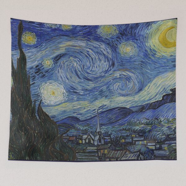 Item preview, Starry Night 1889 by Van Gogh - Vincent Van Gogh Painting designed and sold by molamode.