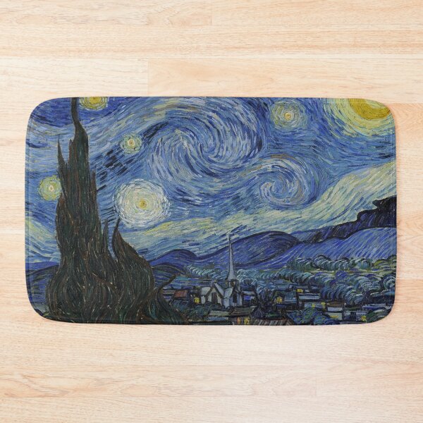 Item preview, Starry Night 1889 by Van Gogh - Vincent Van Gogh Painting designed and sold by molamode.