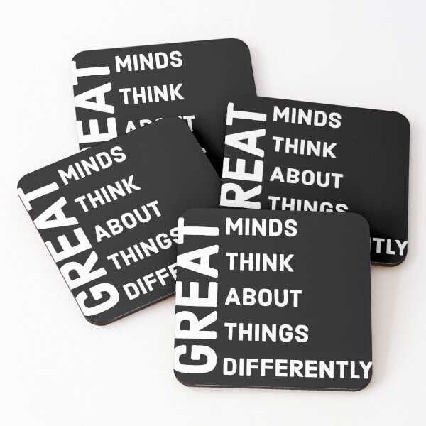 Item preview, Great Minds Think About Things Differently designed and sold by JirfHend.