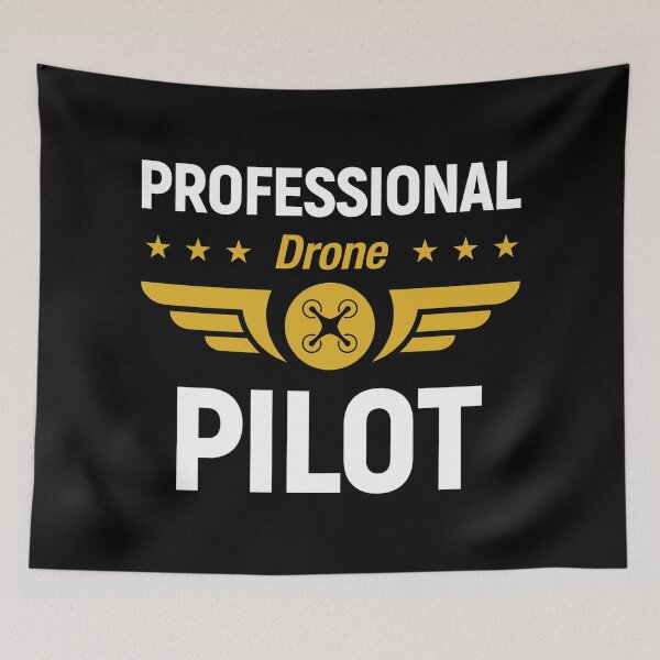 Item preview, Professional Drone Pilot designed and sold by Uppercase Tees.