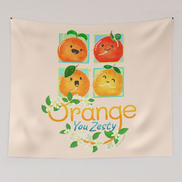 Item preview, Orange You Zesty - Punny Garden designed and sold by PunnyGarden.