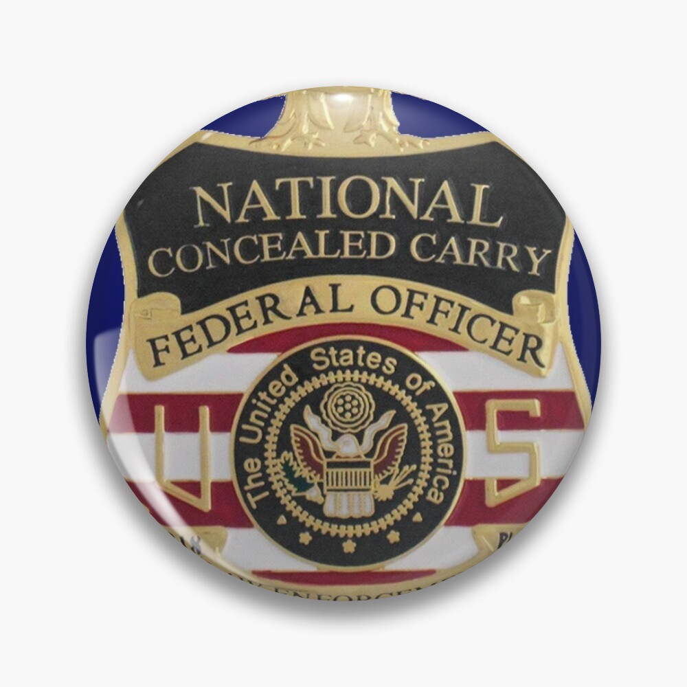 Federal Officer National Concealed Carry Badge Pin for Sale by