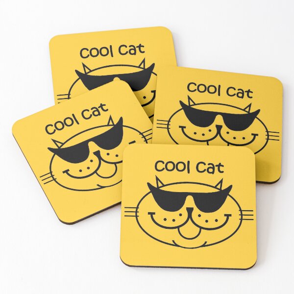 Item preview, Cool Cat 2 - Black Outline designed and sold by RawSunArt.