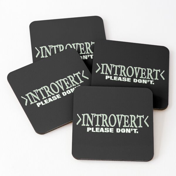 Item preview, Introvert-Please Don't-1 designed and sold by BLACKSUN-SHOP.