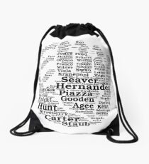 Mets Greats - Black Drawstring Bag