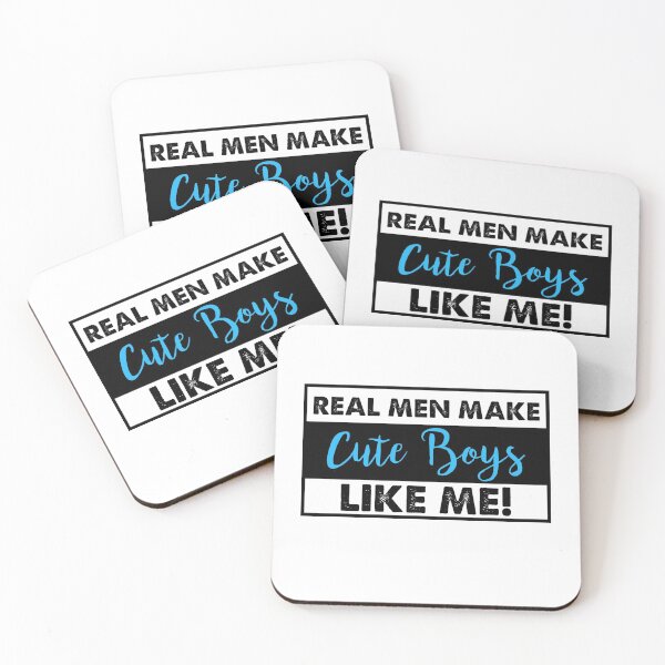 Item preview, Real Men Make Cute Boys Like me designed and sold by Amineharoni.