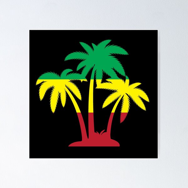 Item preview, Rasta palm tree designed and sold by Fly360design.