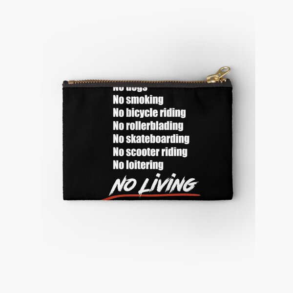 Item preview, No living - Version 2 in White designed and sold by Brushes with Nature.