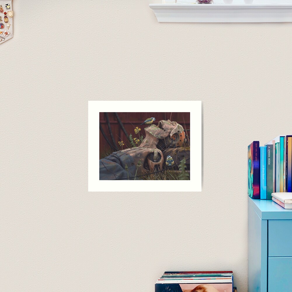 On the activities of primates and passerines Art Print